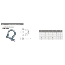Hardware Stainless Steel JIS Type Bow Shackle